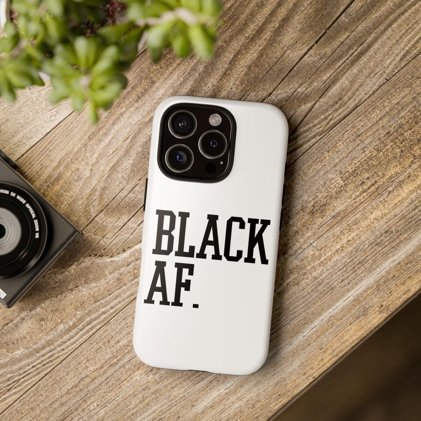 Black AF Phone Case | Bold Protective Case for iPhone & Android | Culture in Your Pocket