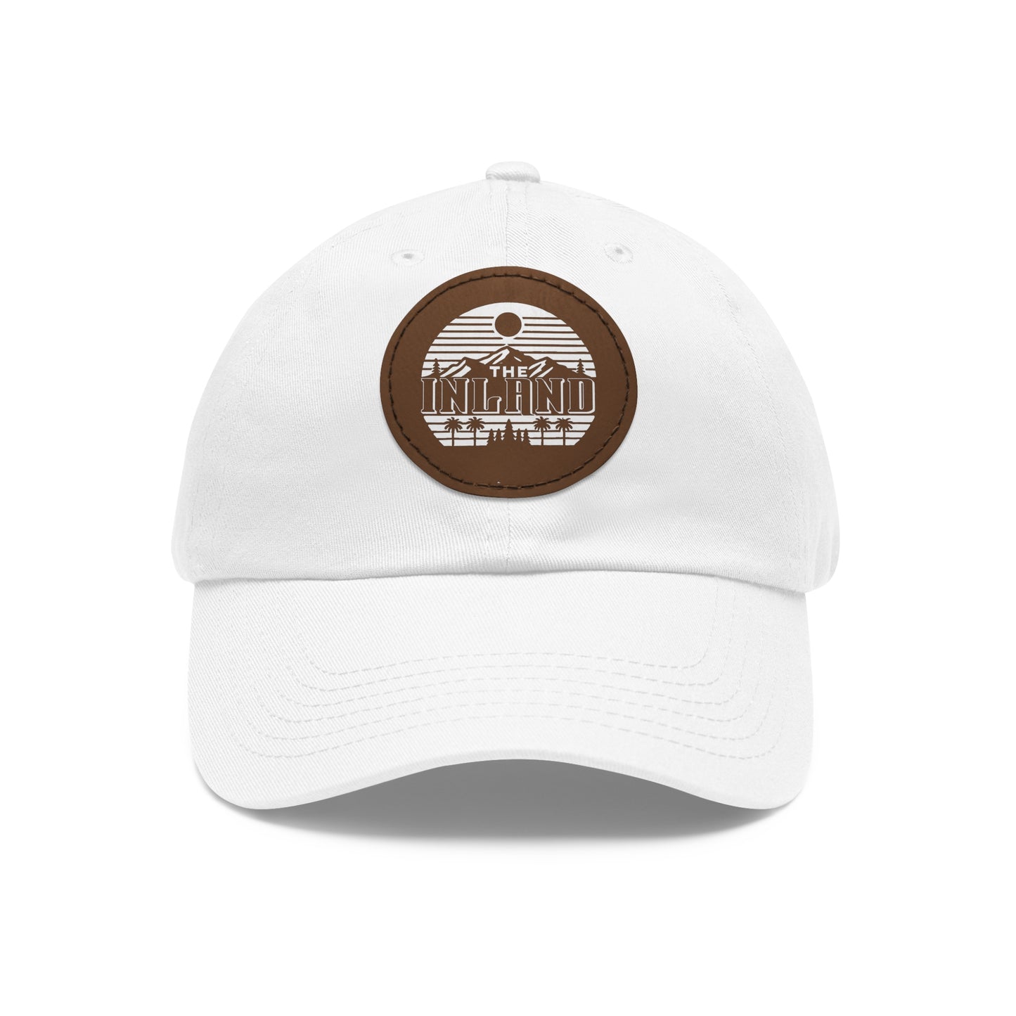 🔥 THE INLAND™ Leather Patch Dad Hat – For Real Ones Only 🔥