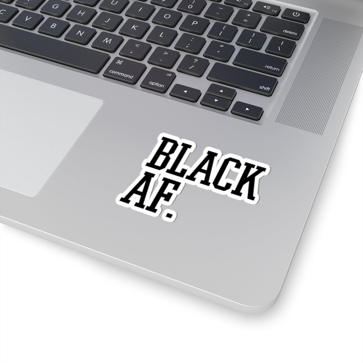 Personalized Black AF Kiss-Cut Stickers