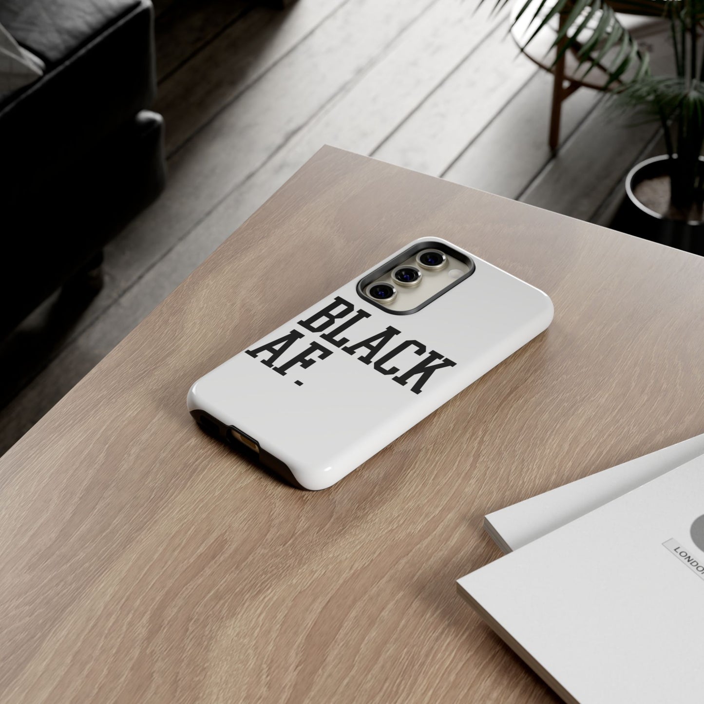 Black AF Phone Case | Bold Protective Case for iPhone & Android | Culture in Your Pocket