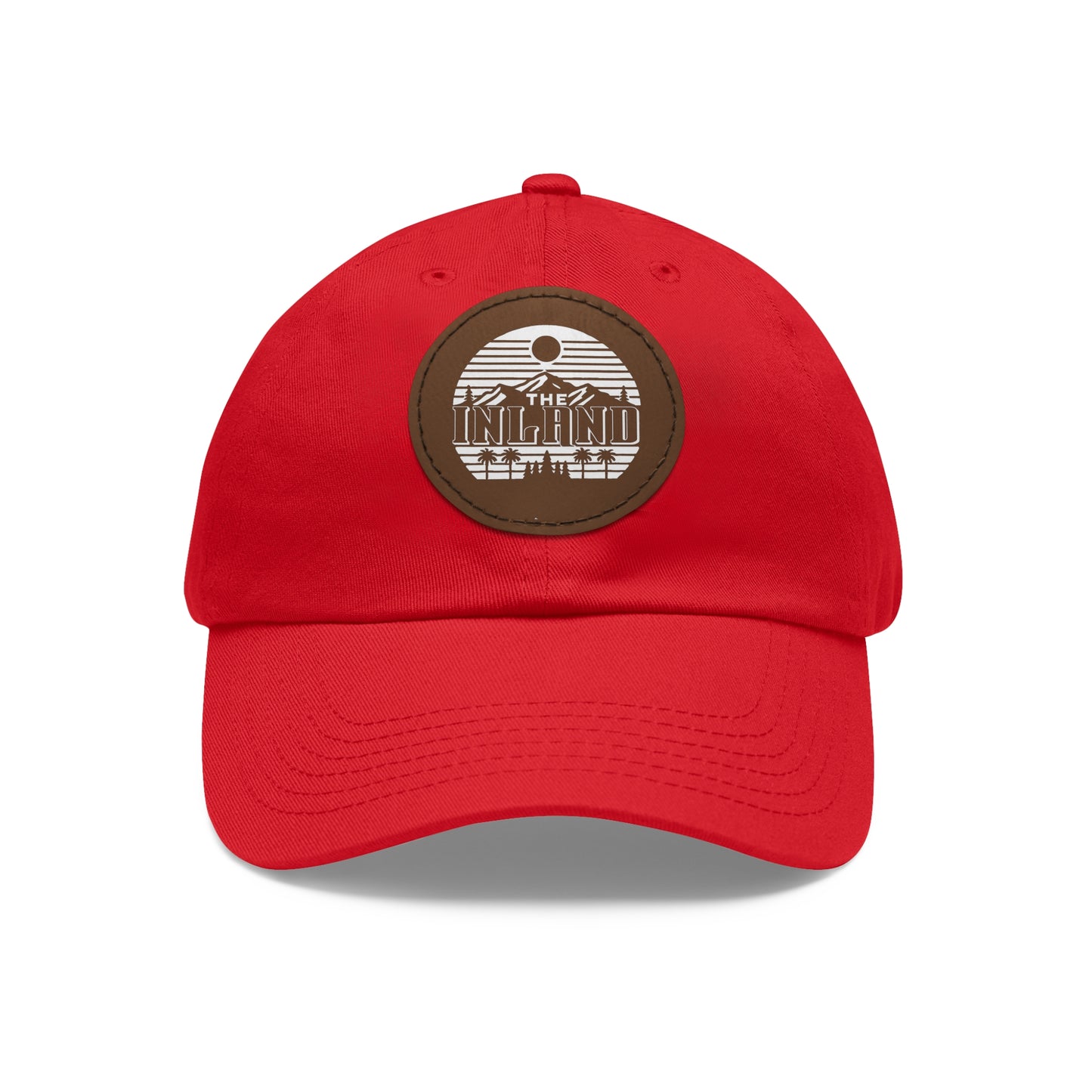 🔥 THE INLAND™ Leather Patch Dad Hat – For Real Ones Only 🔥