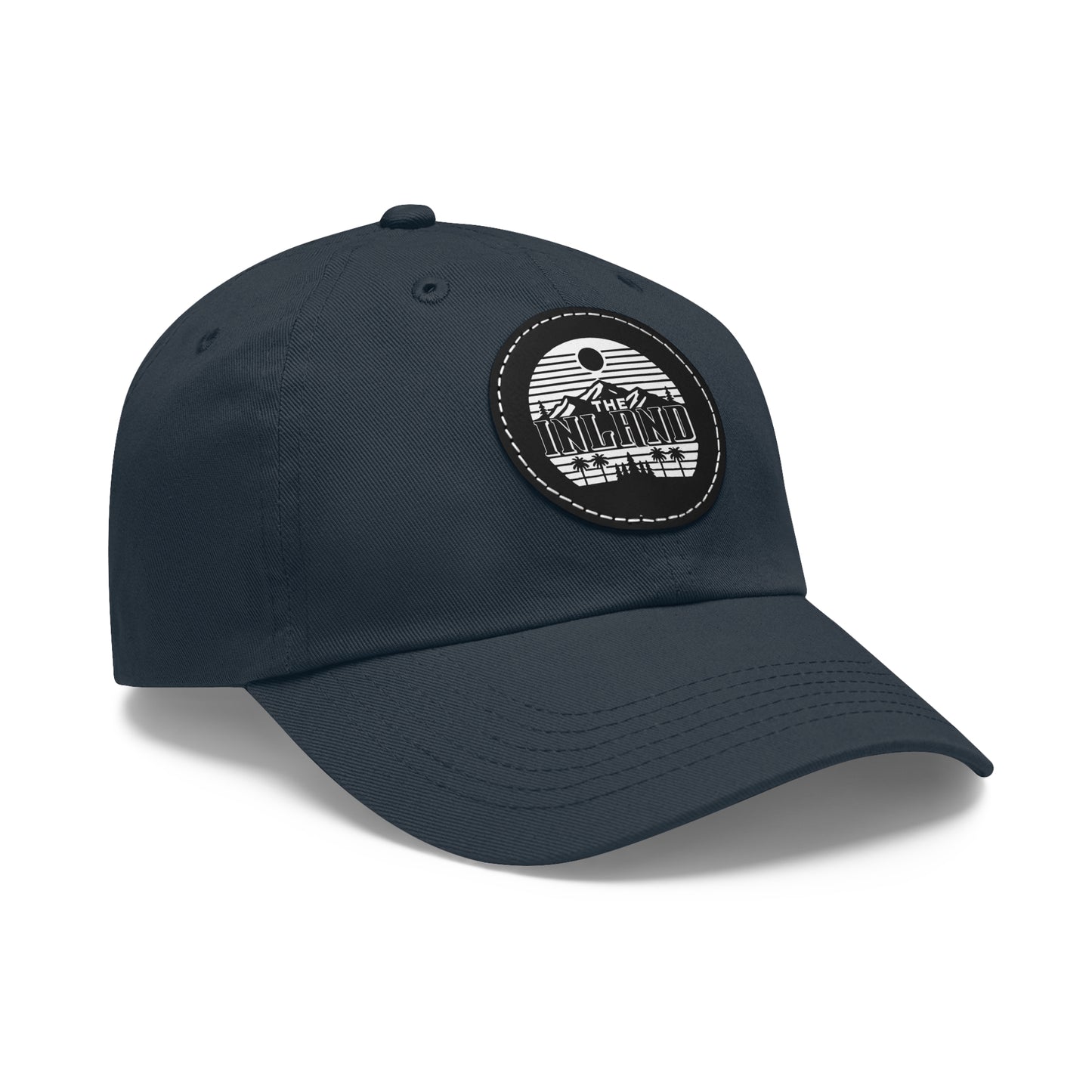 🔥 THE INLAND™ Leather Patch Dad Hat – For Real Ones Only 🔥