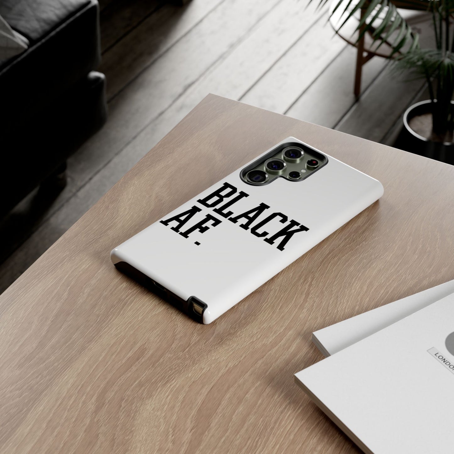 Black AF Phone Case | Bold Protective Case for iPhone & Android | Culture in Your Pocket