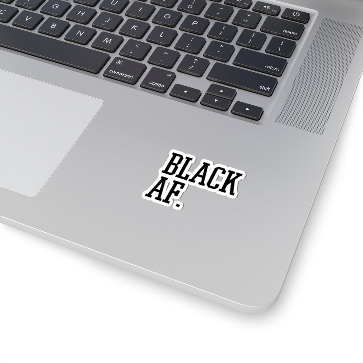 Personalized Black AF Kiss-Cut Stickers