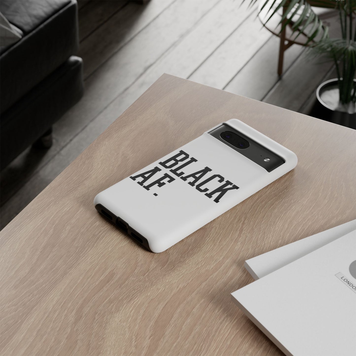 Black AF Phone Case | Bold Protective Case for iPhone & Android | Culture in Your Pocket