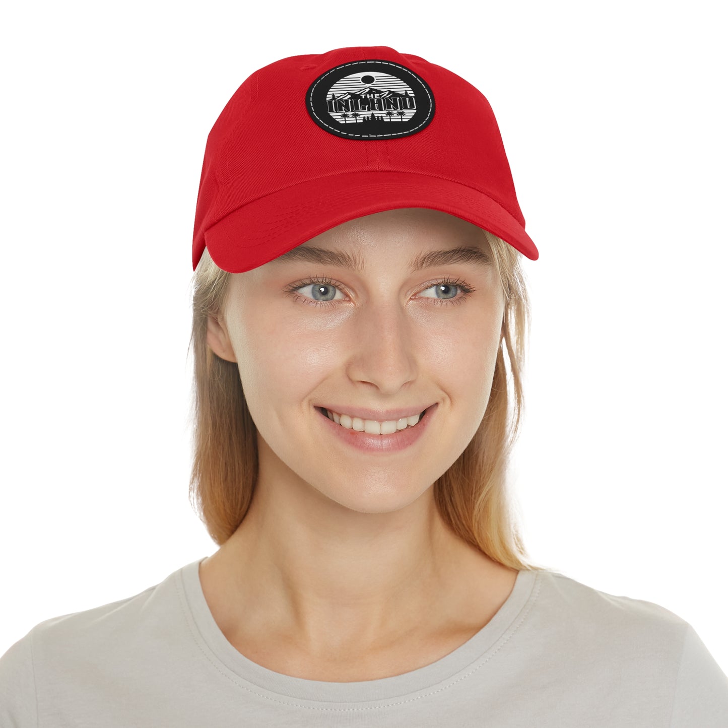 🔥 THE INLAND™ Leather Patch Dad Hat – For Real Ones Only 🔥