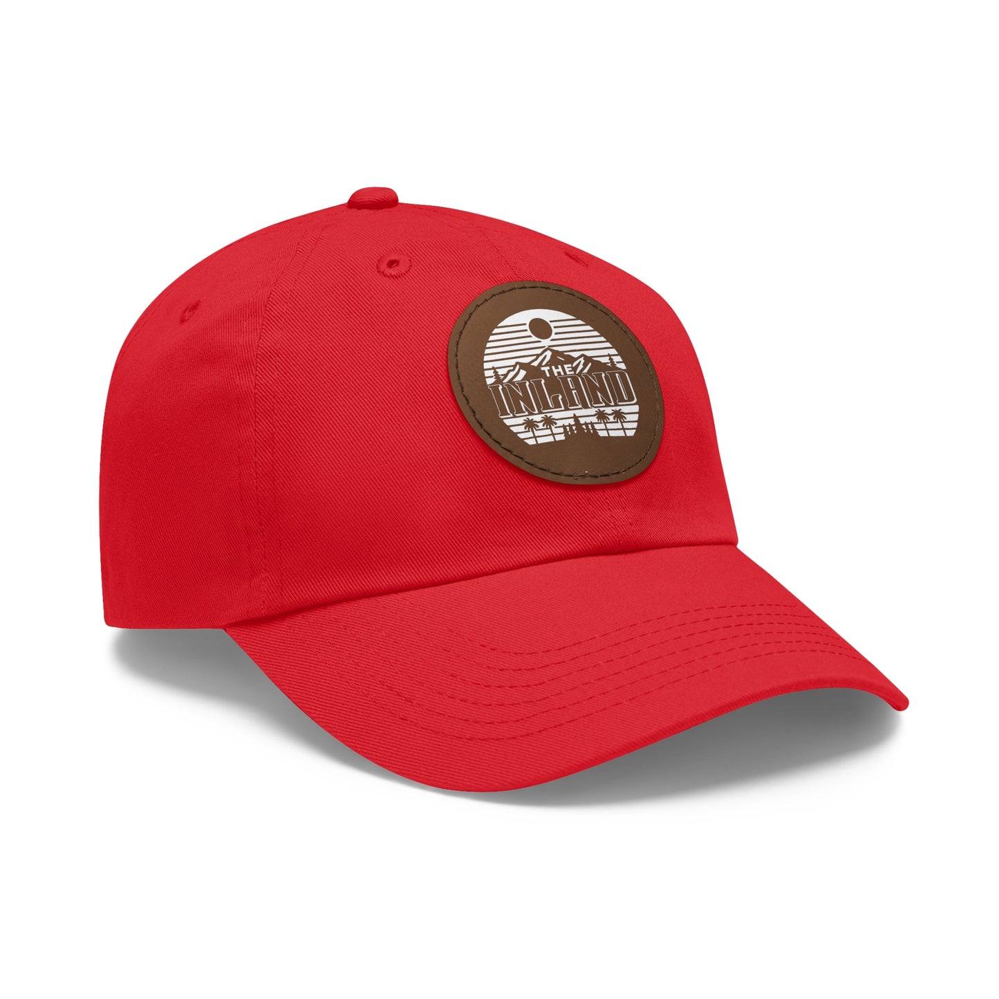 🔥 THE INLAND™ Leather Patch Dad Hat – For Real Ones Only 🔥