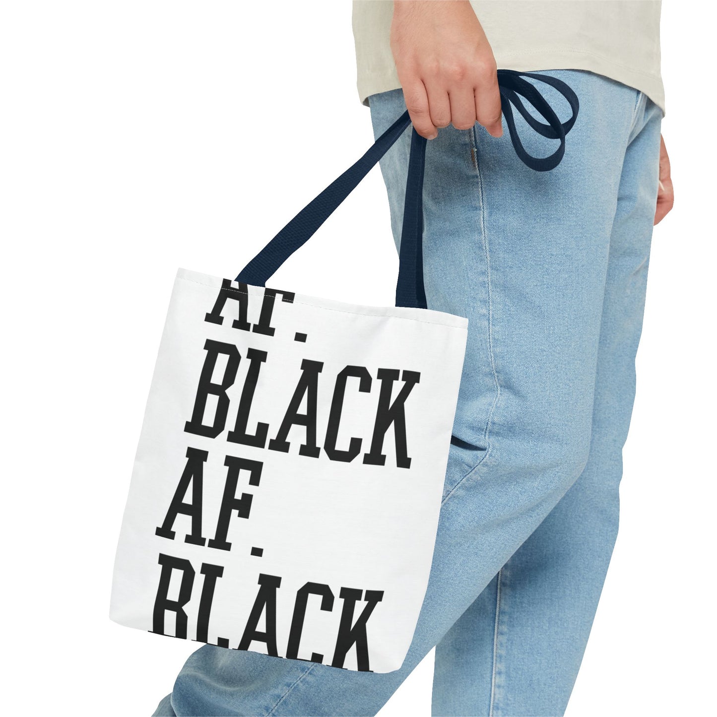 Trigger Warning: This Black Tote Ain’t for the Quiet Ones." | 13x13 Bold Statement Bag