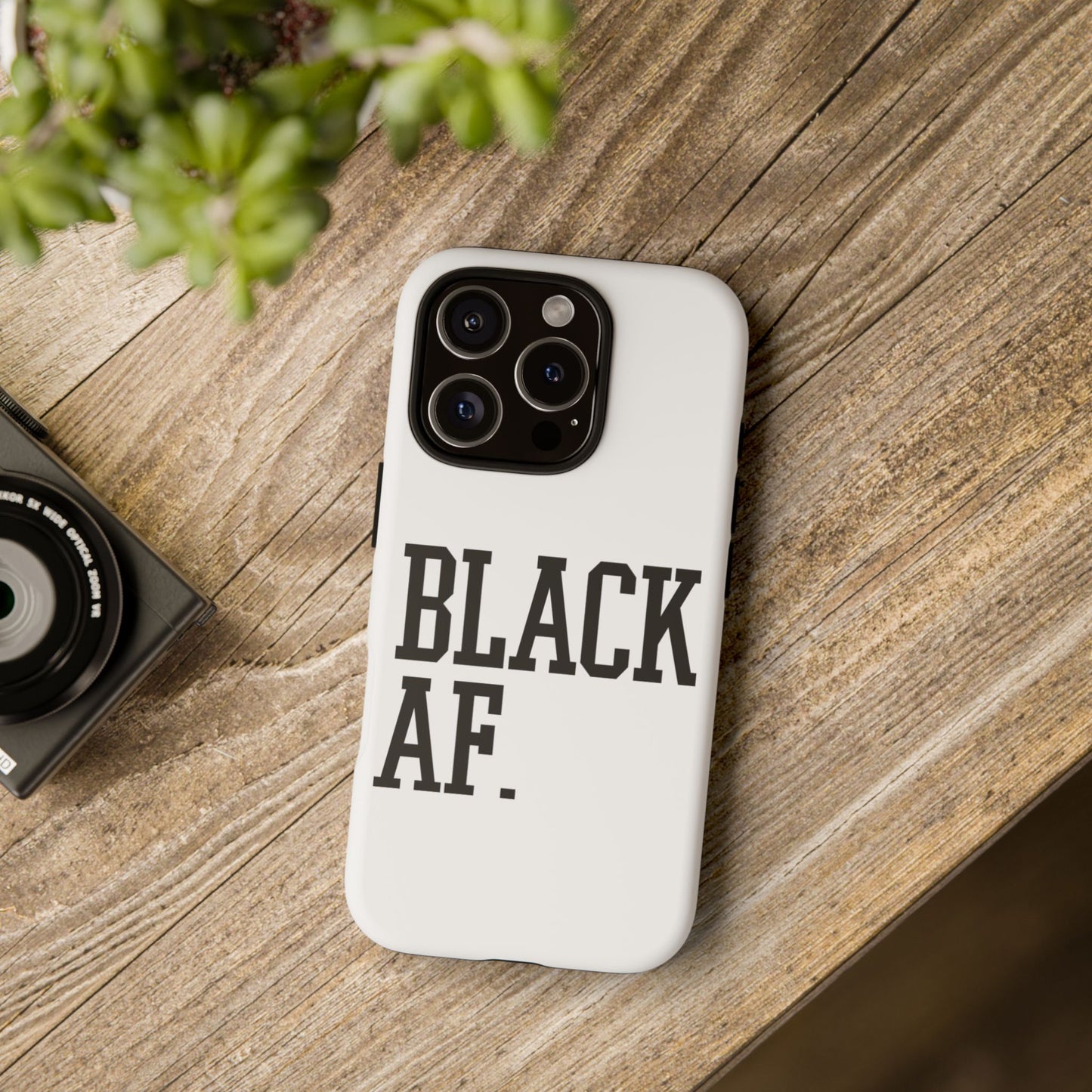 Black AF Phone Case | Bold Protective Case for iPhone & Android | Culture in Your Pocket