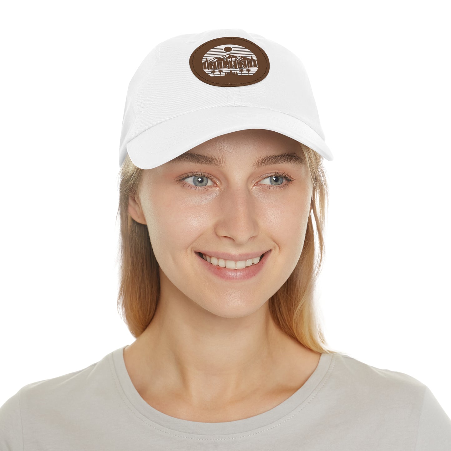 🔥 THE INLAND™ Leather Patch Dad Hat – For Real Ones Only 🔥