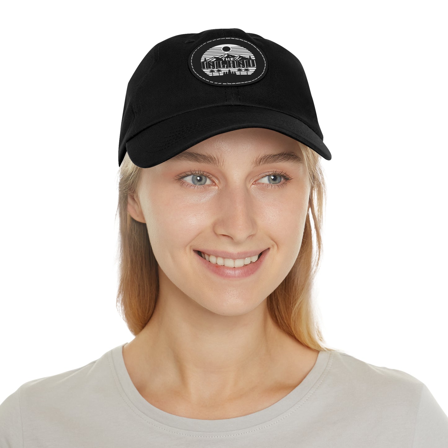 🔥 THE INLAND™ Leather Patch Dad Hat – For Real Ones Only 🔥