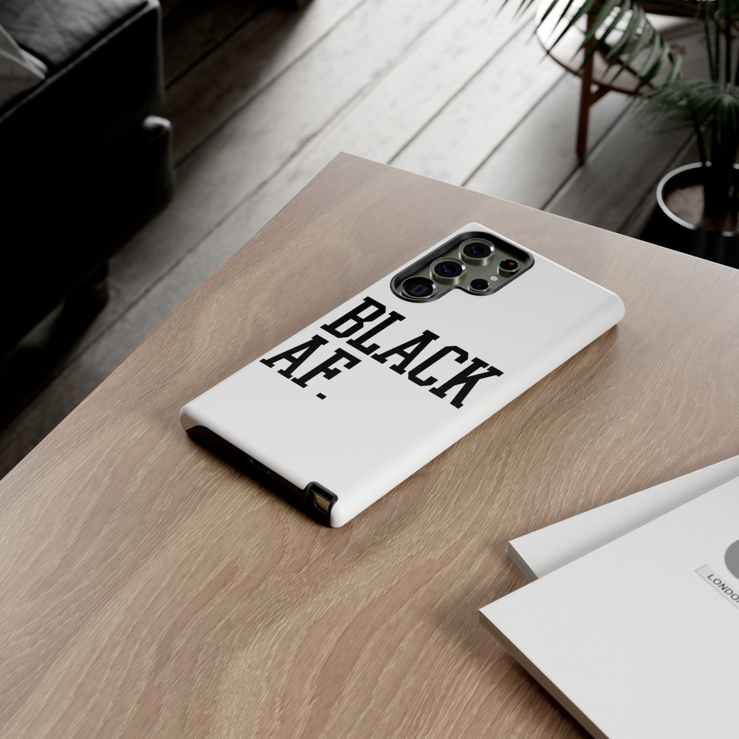 Black AF Phone Case | Bold Protective Case for iPhone & Android | Culture in Your Pocket
