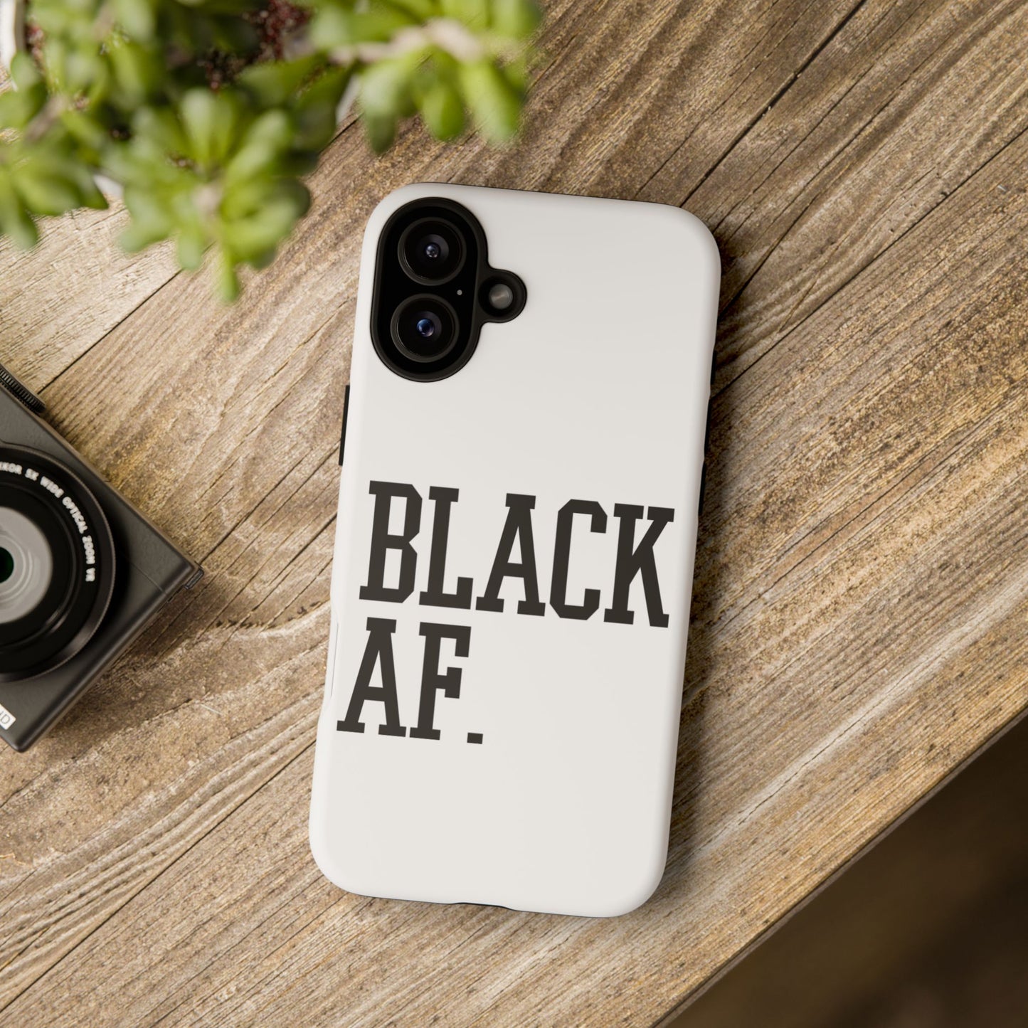 Black AF Phone Case | Bold Protective Case for iPhone & Android | Culture in Your Pocket
