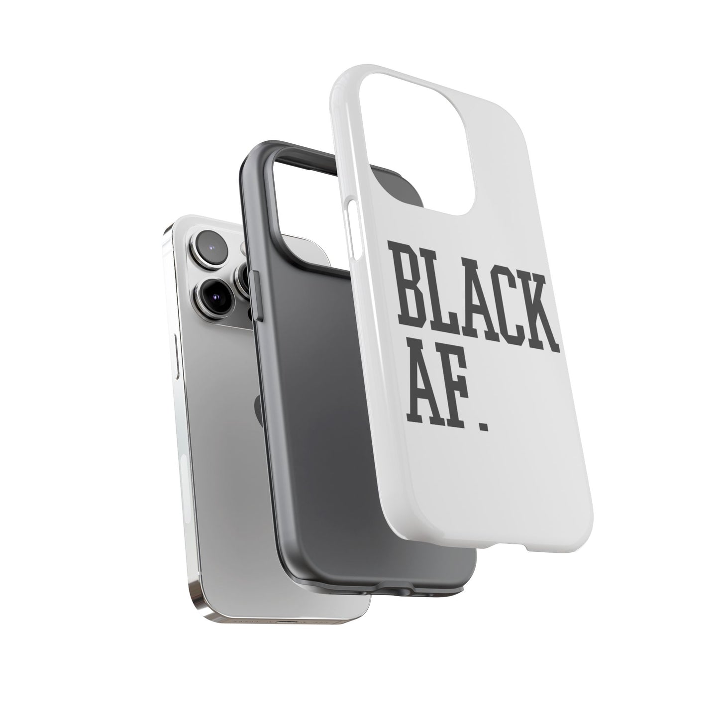 Black AF Phone Case | Bold Protective Case for iPhone & Android | Culture in Your Pocket