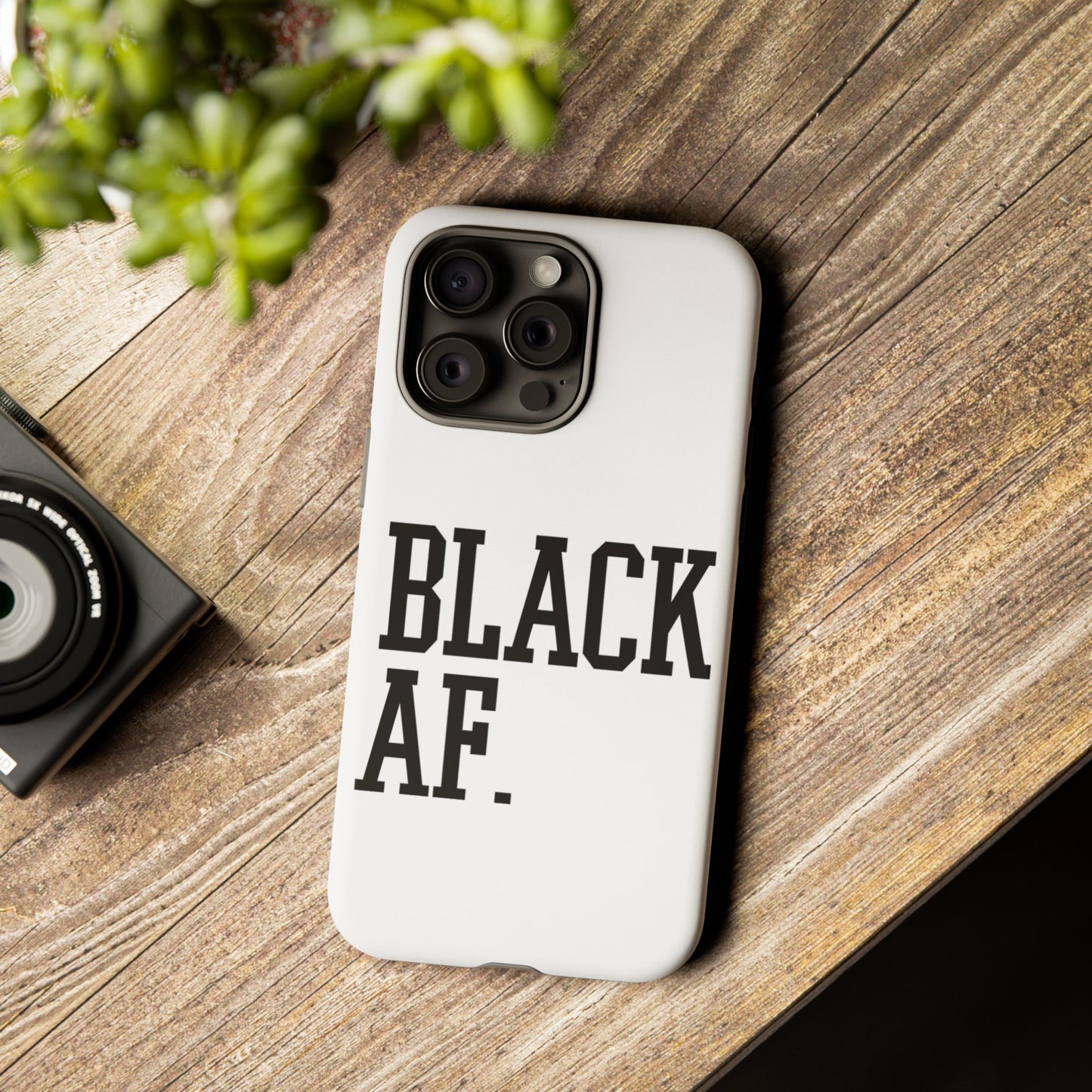 Black AF Phone Case | Bold Protective Case for iPhone & Android | Culture in Your Pocket