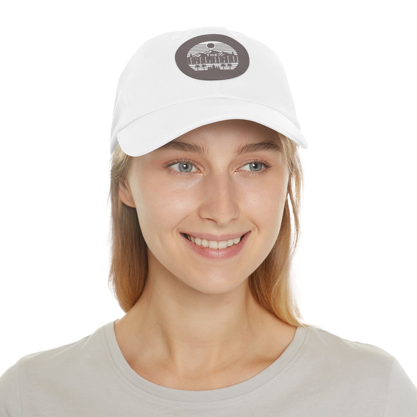 🔥 THE INLAND™ Leather Patch Dad Hat – For Real Ones Only 🔥
