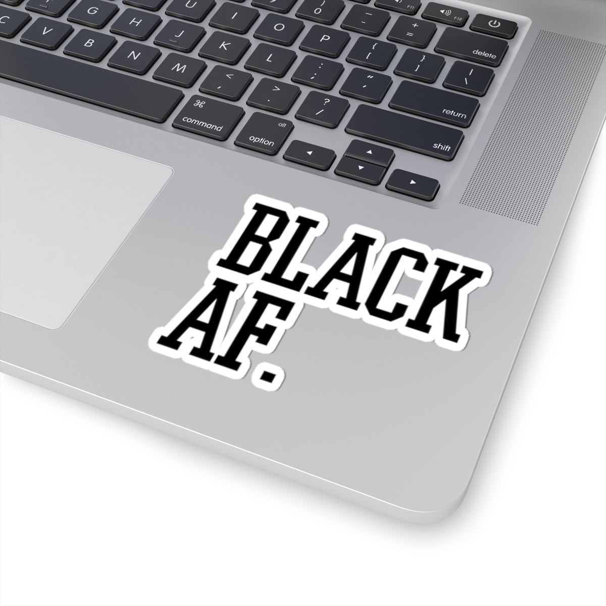 Personalized Black AF Kiss-Cut Stickers