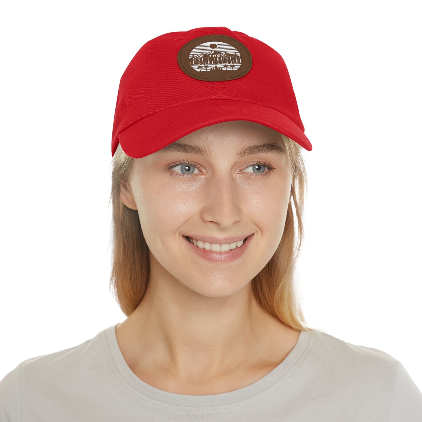 🔥 THE INLAND™ Leather Patch Dad Hat – For Real Ones Only 🔥
