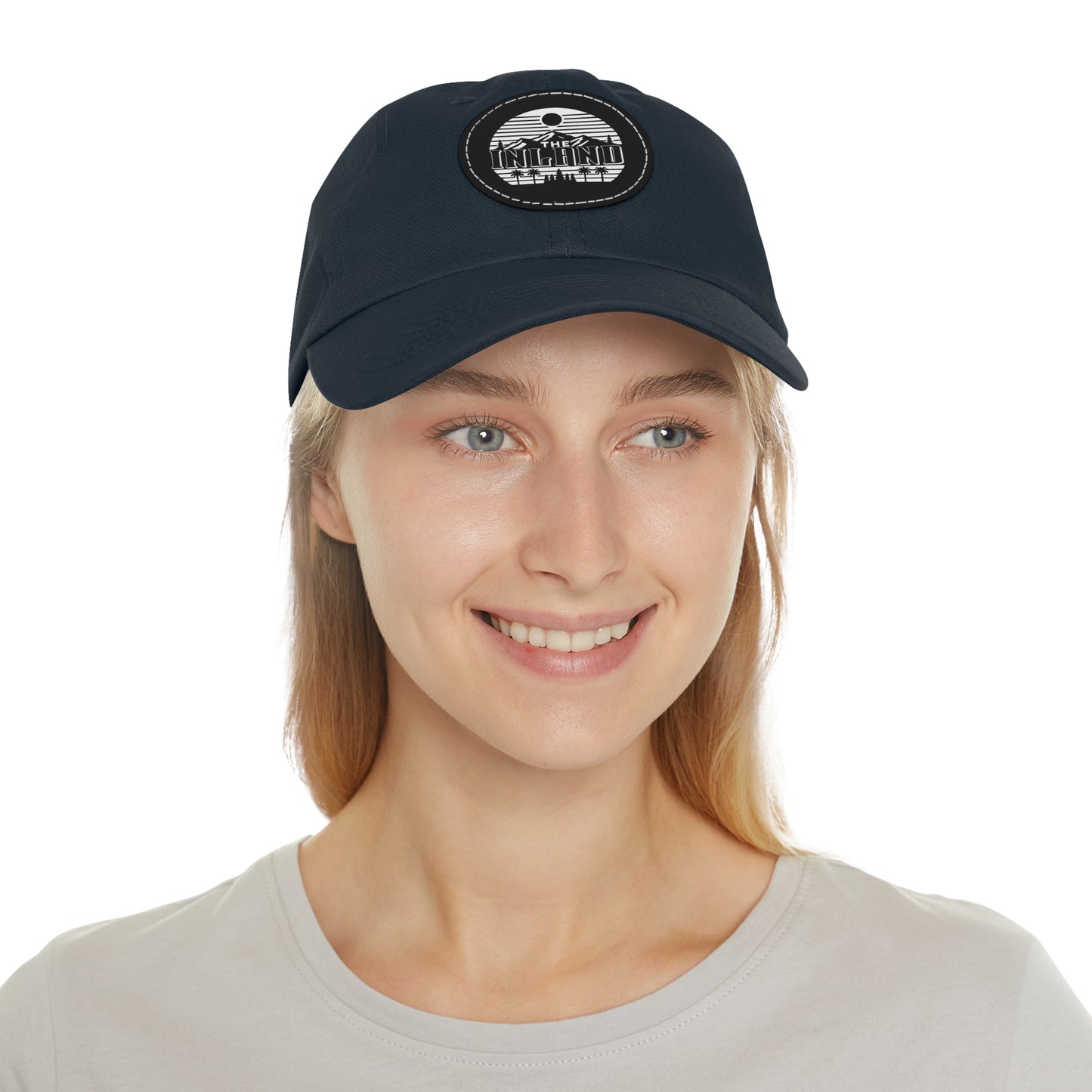 🔥 THE INLAND™ Leather Patch Dad Hat – For Real Ones Only 🔥