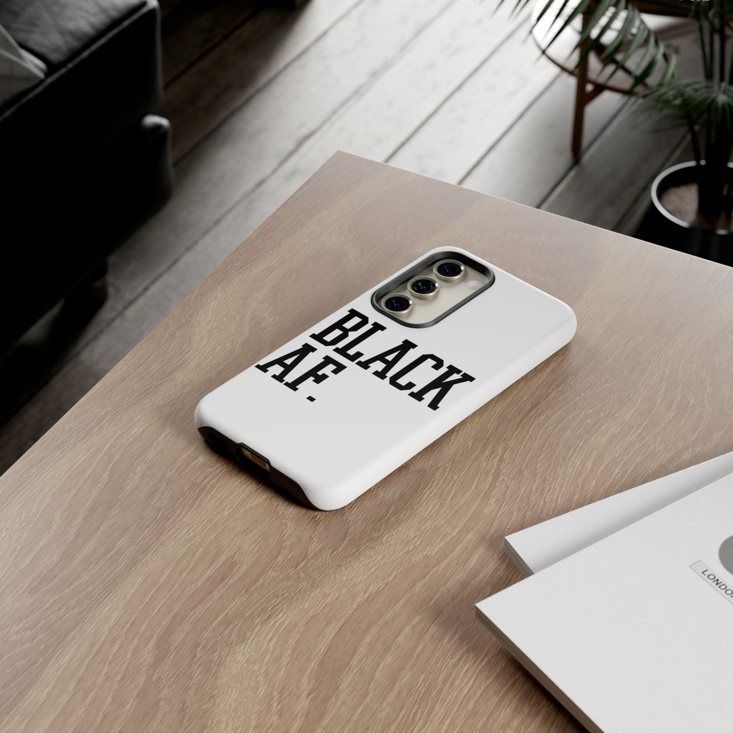 Black AF Phone Case | Bold Protective Case for iPhone & Android | Culture in Your Pocket