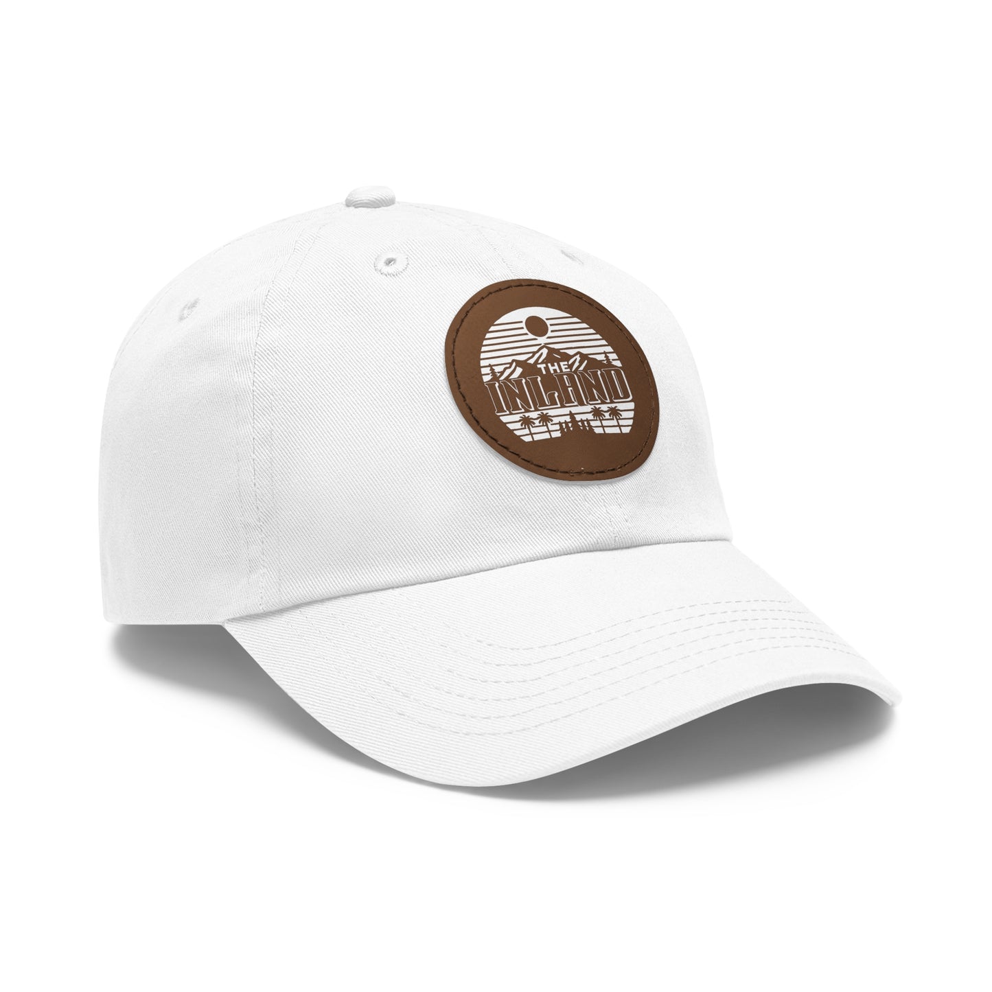 🔥 THE INLAND™ Leather Patch Dad Hat – For Real Ones Only 🔥