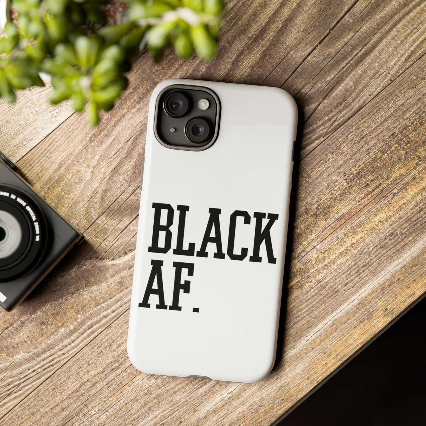 Black AF Phone Case | Bold Protective Case for iPhone & Android | Culture in Your Pocket