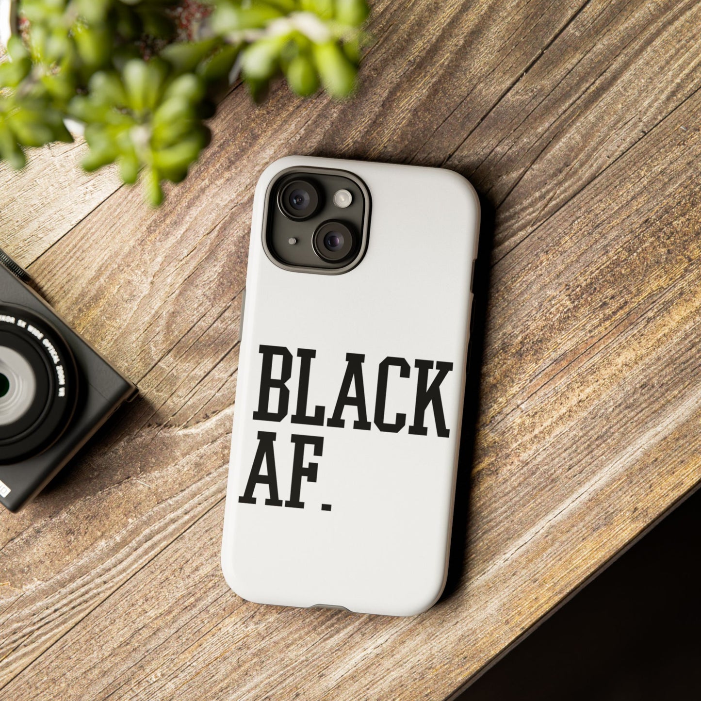 Black AF Phone Case | Bold Protective Case for iPhone & Android | Culture in Your Pocket