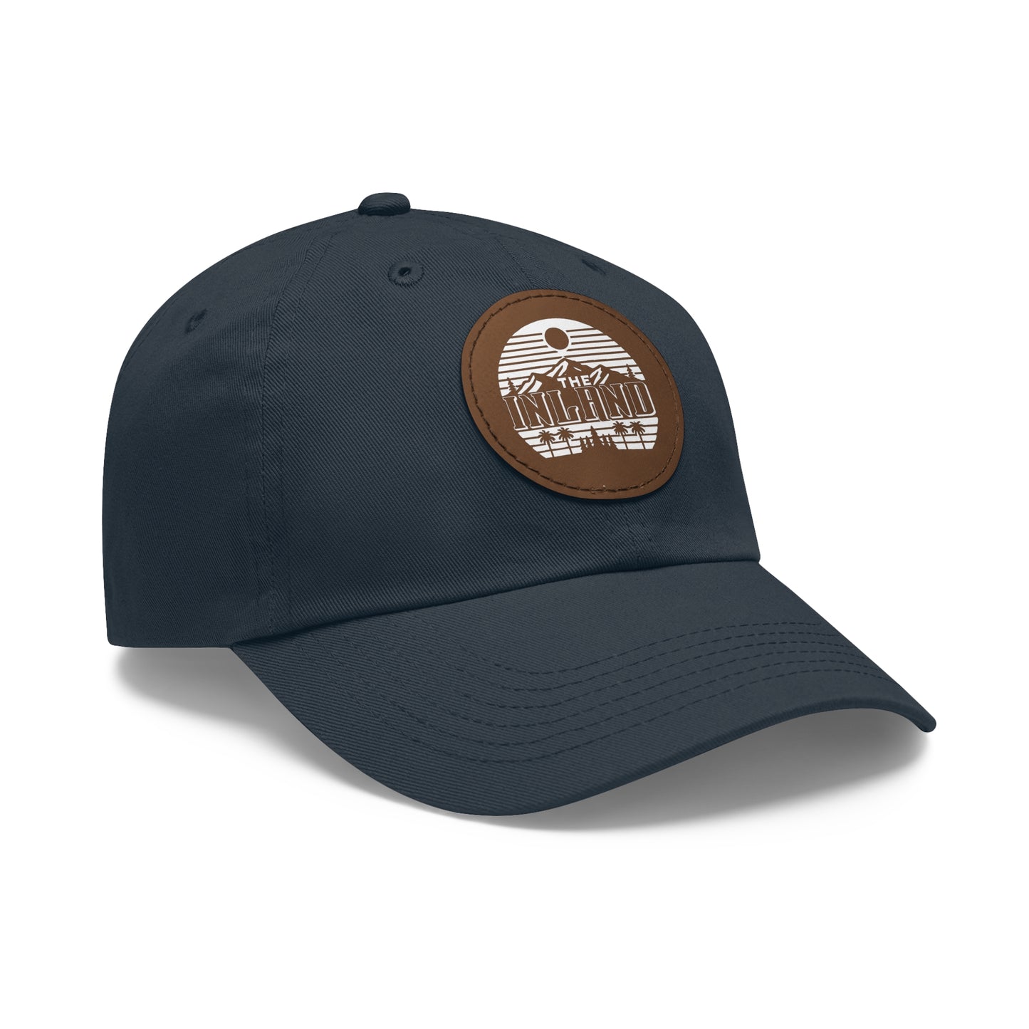 🔥 THE INLAND™ Leather Patch Dad Hat – For Real Ones Only 🔥