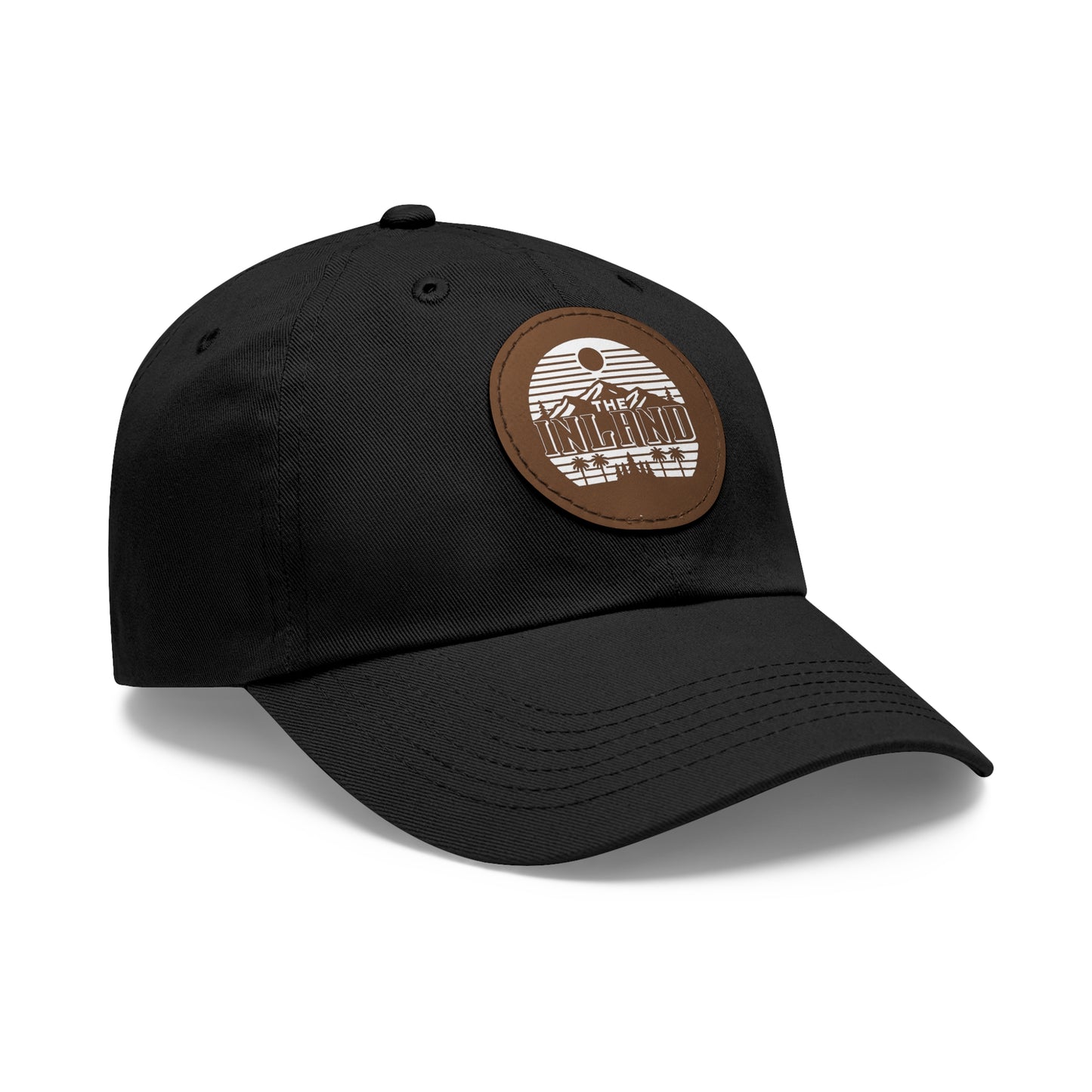 🔥 THE INLAND™ Leather Patch Dad Hat – For Real Ones Only 🔥