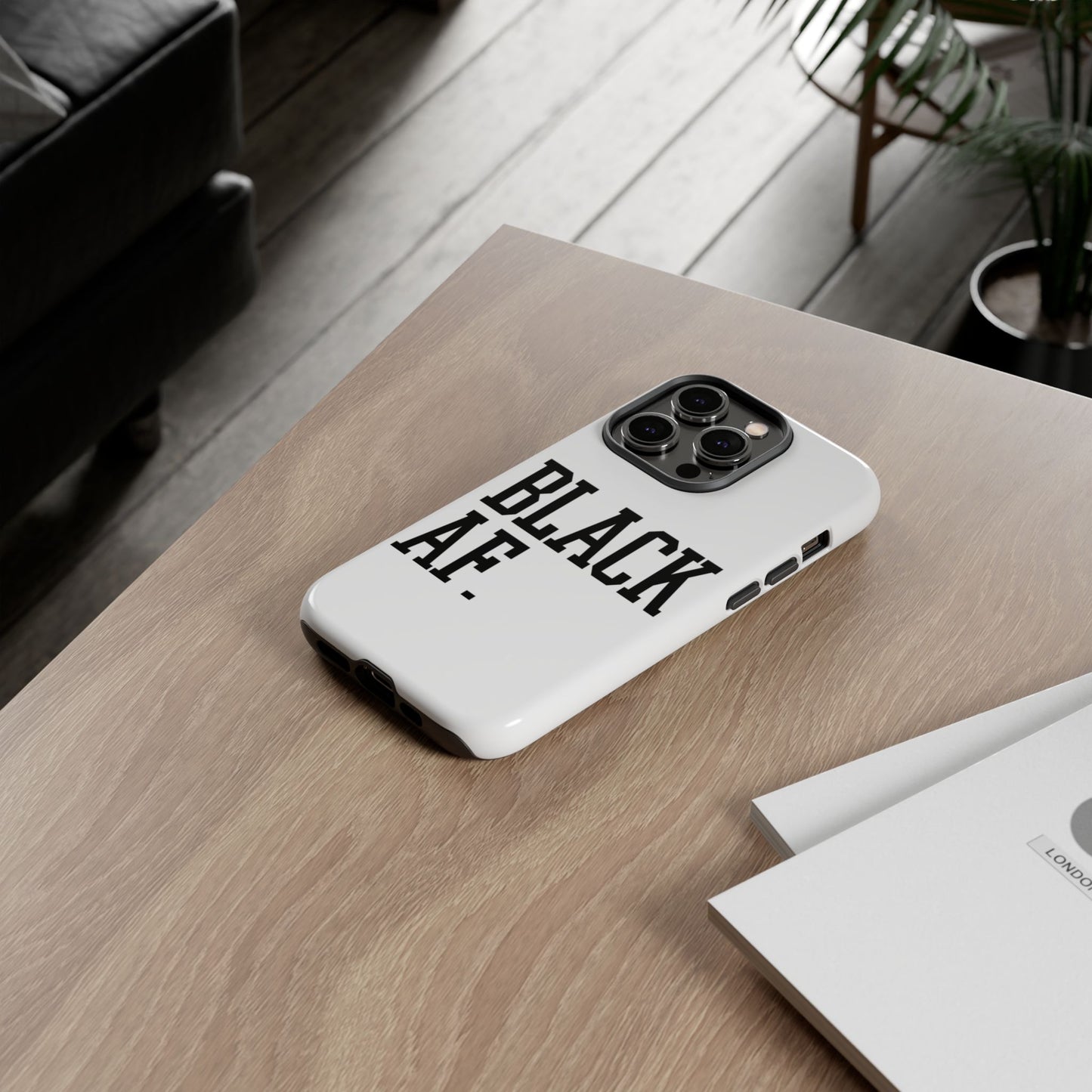 Black AF Phone Case | Bold Protective Case for iPhone & Android | Culture in Your Pocket