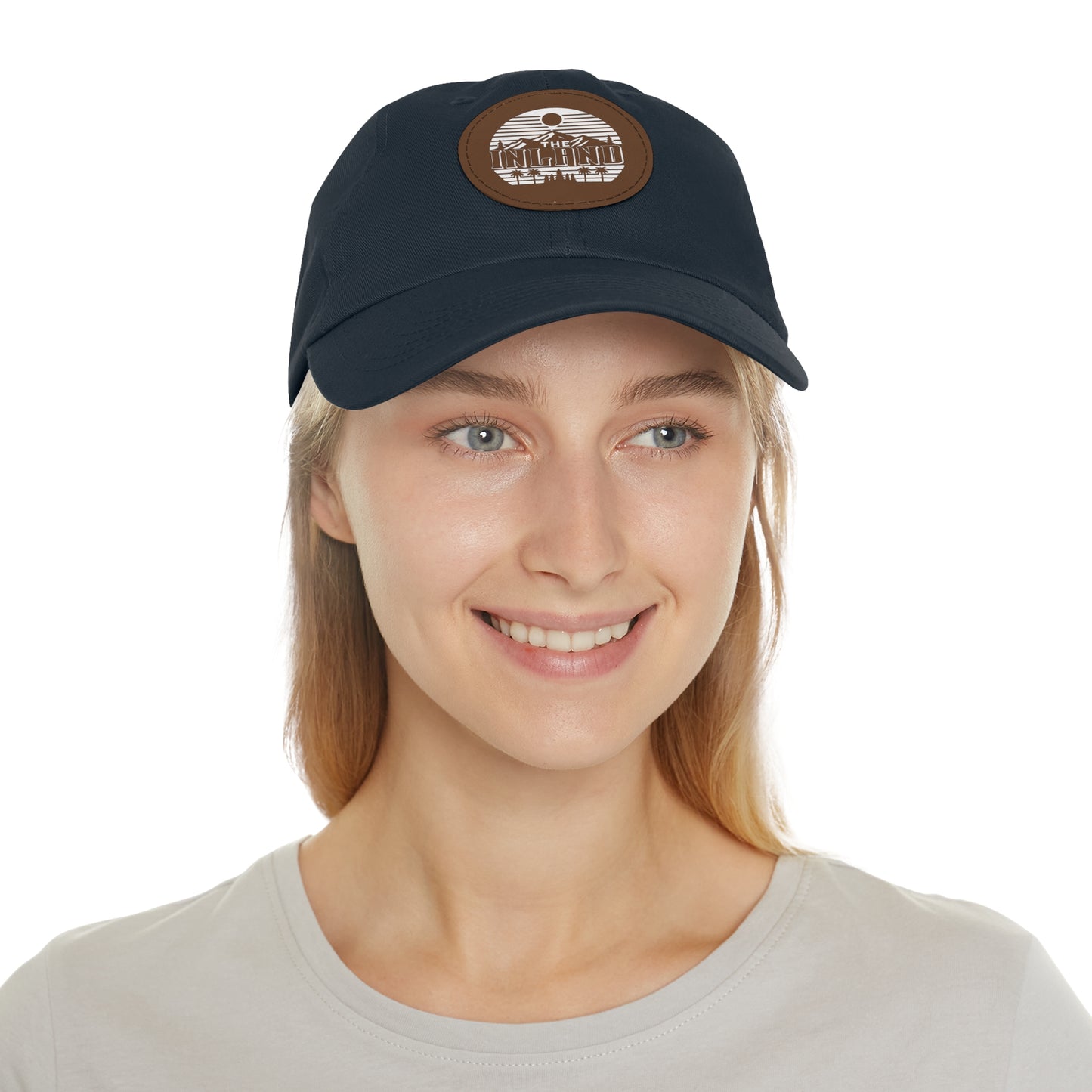🔥 THE INLAND™ Leather Patch Dad Hat – For Real Ones Only 🔥