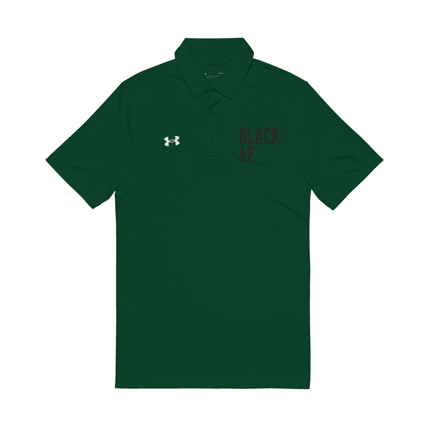 BLACK AF. Embroidered Under Armour® Polo | Premium Performance + Unapologetic Pride