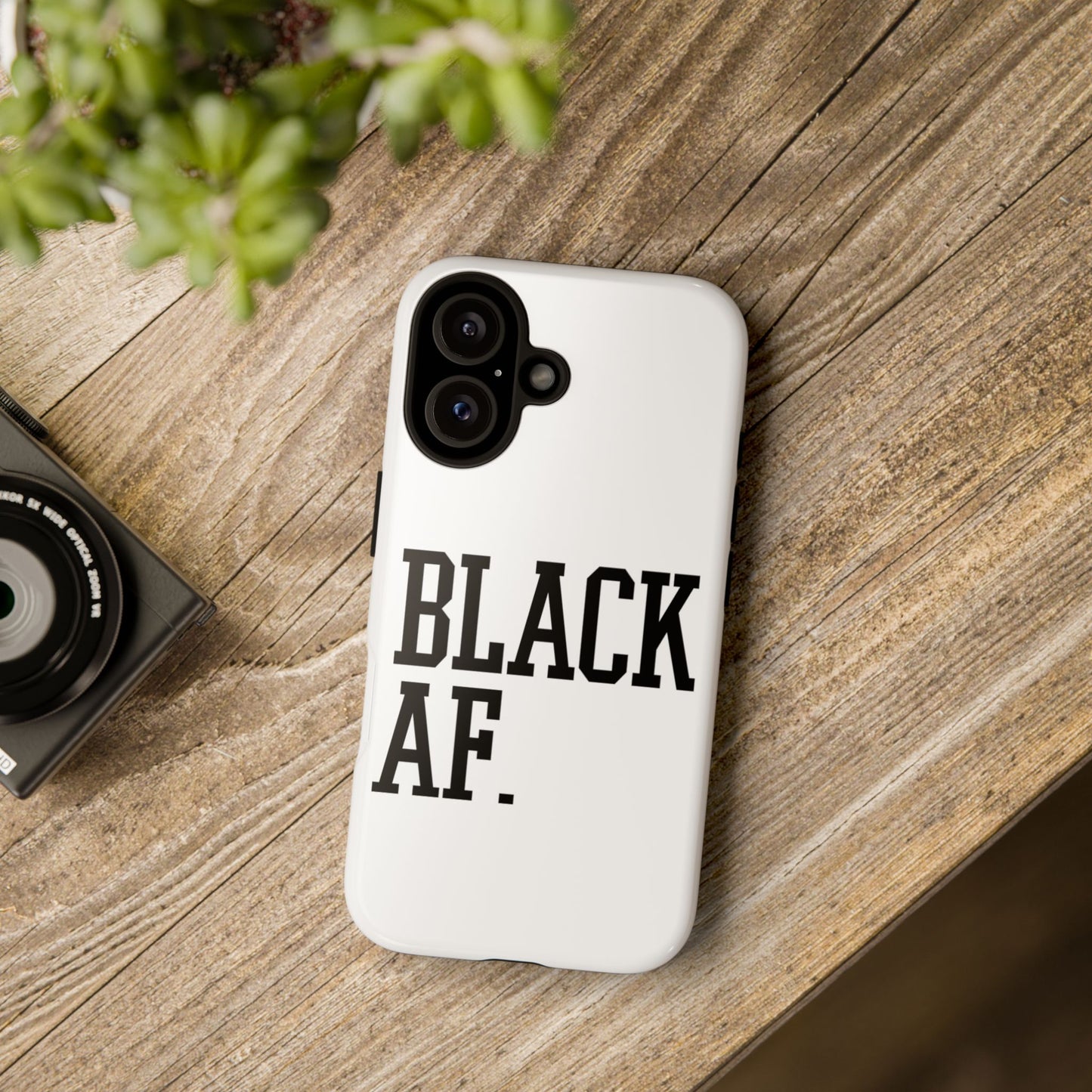 Black AF Phone Case | Bold Protective Case for iPhone & Android | Culture in Your Pocket