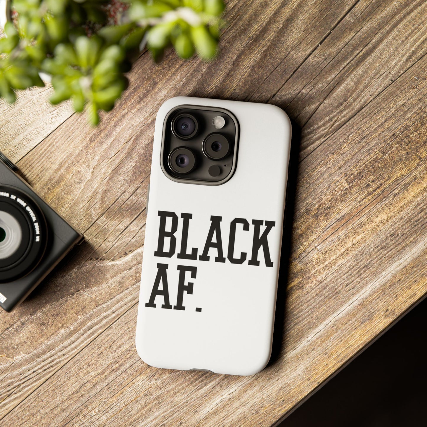 Black AF Phone Case | Bold Protective Case for iPhone & Android | Culture in Your Pocket