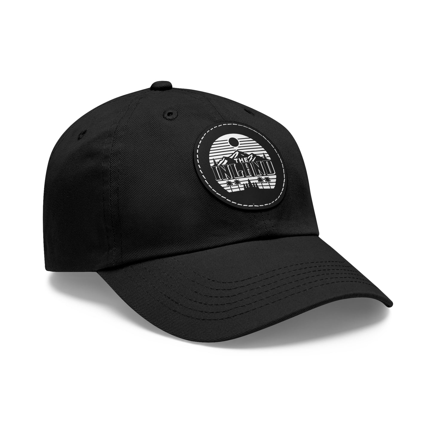 🔥 THE INLAND™ Leather Patch Dad Hat – For Real Ones Only 🔥