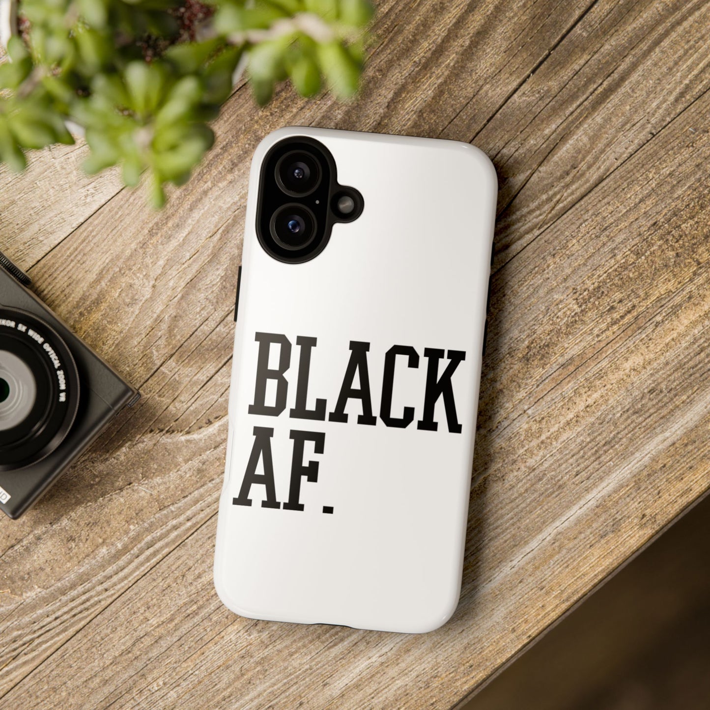 Black AF Phone Case | Bold Protective Case for iPhone & Android | Culture in Your Pocket
