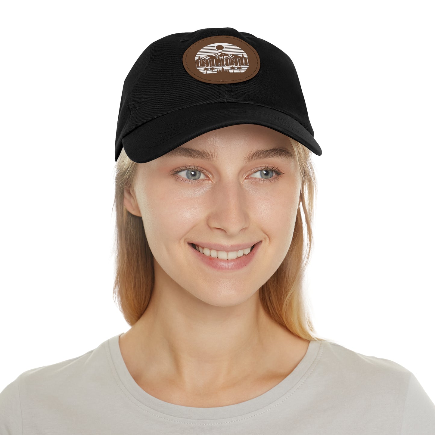 🔥 THE INLAND™ Leather Patch Dad Hat – For Real Ones Only 🔥
