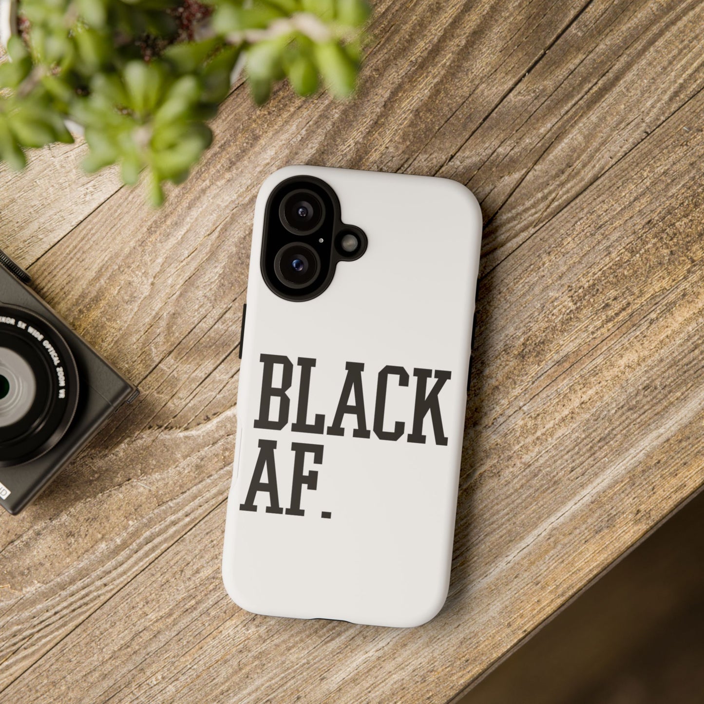 Black AF Phone Case | Bold Protective Case for iPhone & Android | Culture in Your Pocket