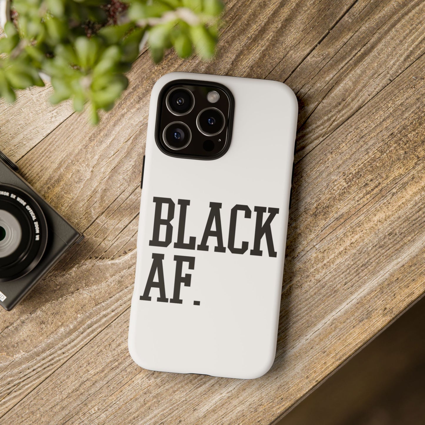 Black AF Phone Case | Bold Protective Case for iPhone & Android | Culture in Your Pocket