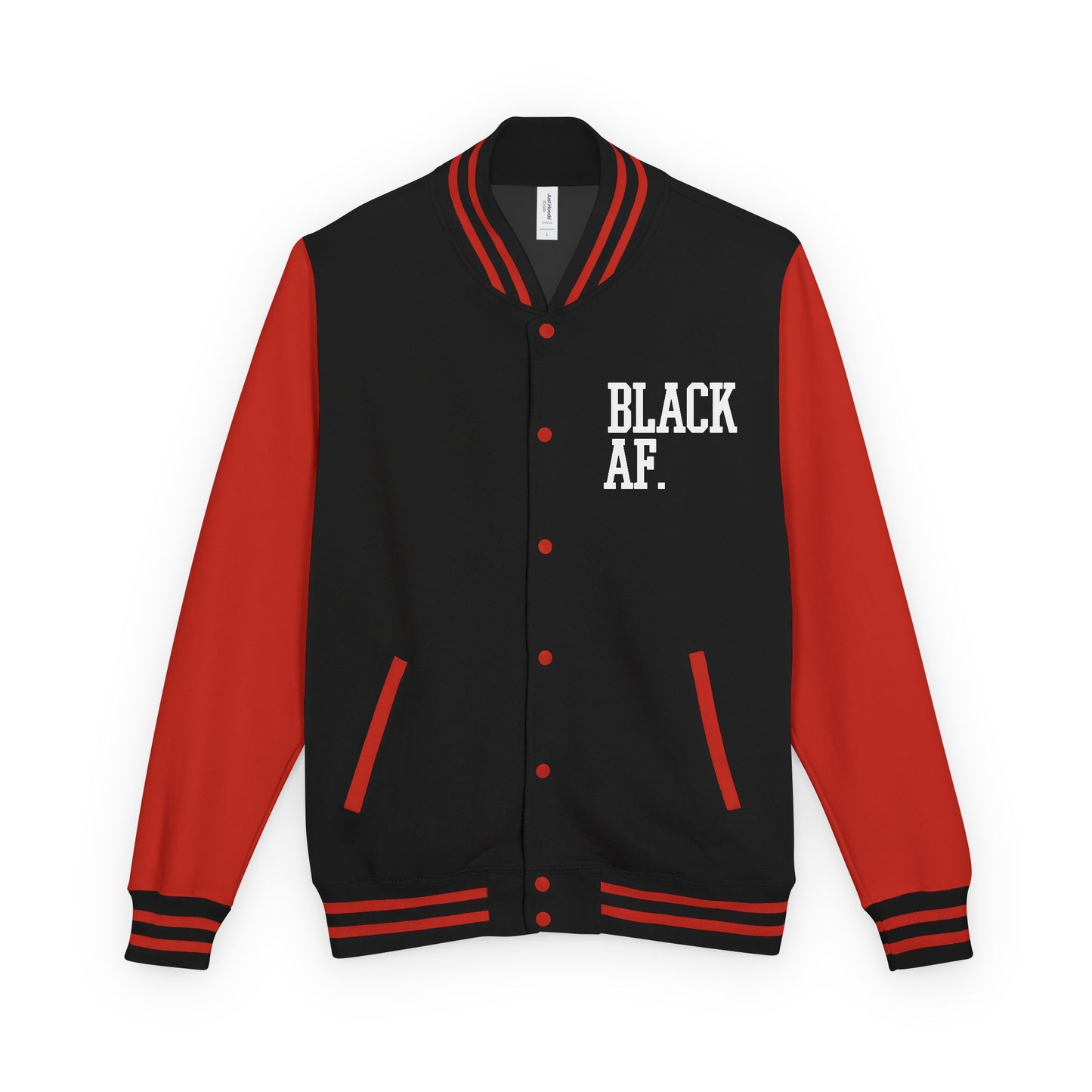 BLACK AF Varsity Letterman Jacket | Premium Streetwear Jacket for Bold, Unapologetic Style