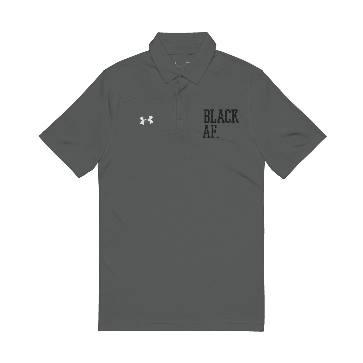 BLACK AF. Embroidered Under Armour® Polo | Premium Performance + Unapologetic Pride