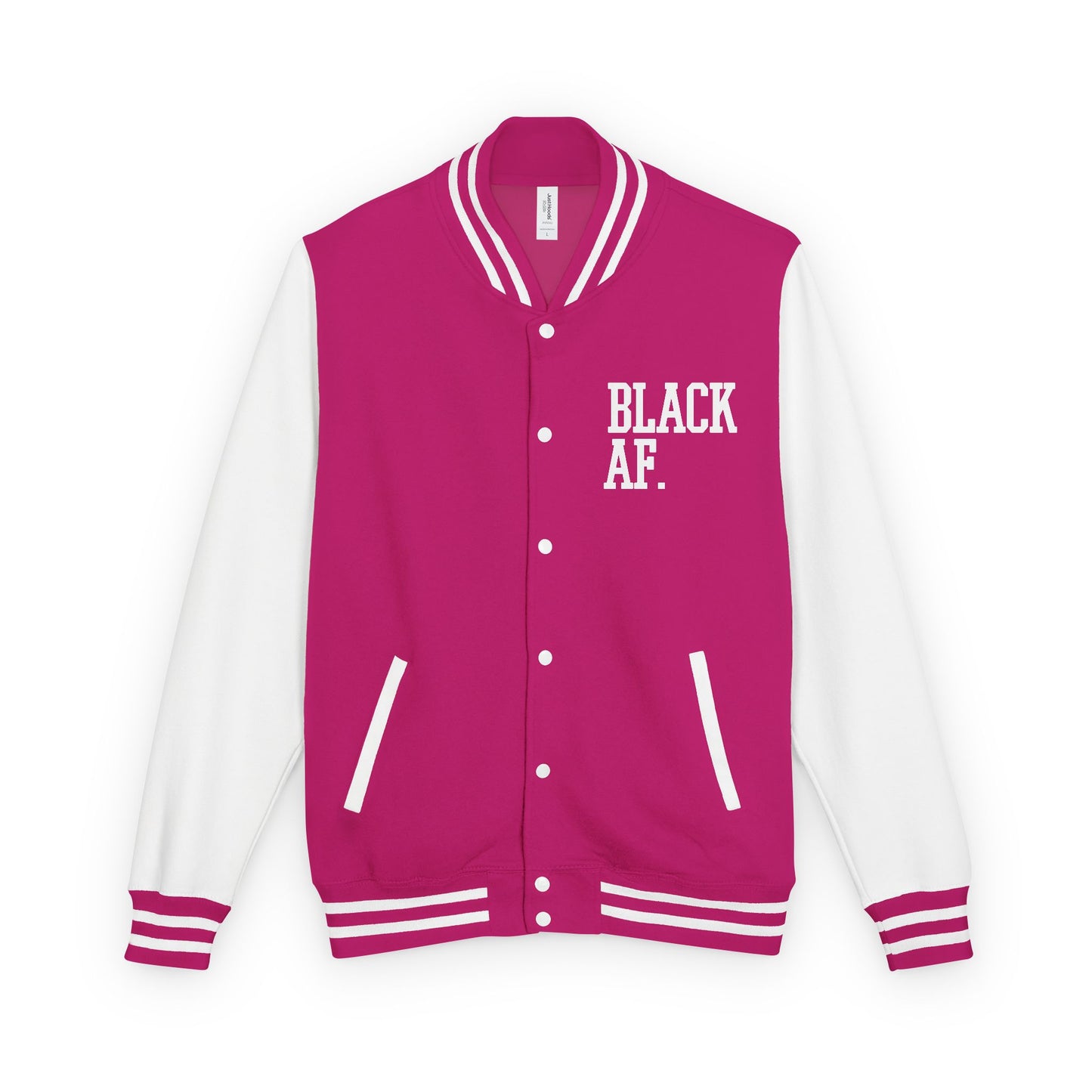 BLACK AF Varsity Letterman Jacket | Premium Streetwear Jacket for Bold, Unapologetic Style