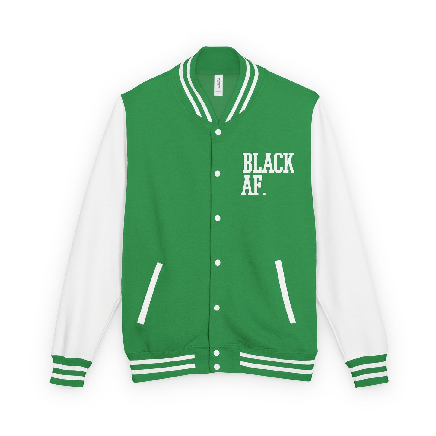 BLACK AF Varsity Letterman Jacket | Premium Streetwear Jacket for Bold, Unapologetic Style
