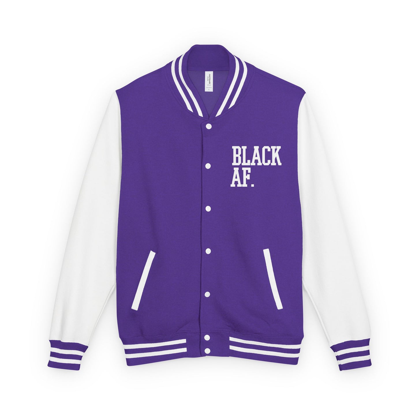 BLACK AF Varsity Letterman Jacket | Premium Streetwear Jacket for Bold, Unapologetic Style
