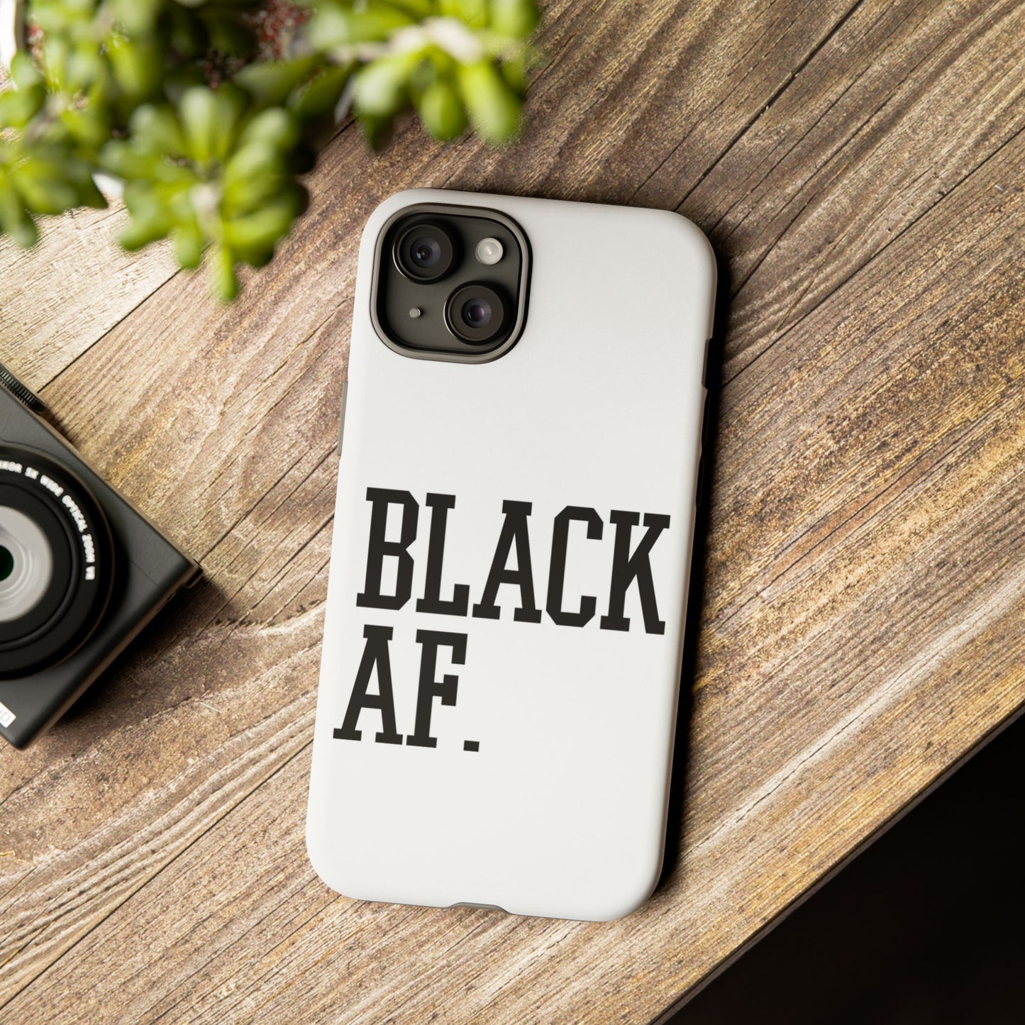 Black AF Phone Case | Bold Protective Case for iPhone & Android | Culture in Your Pocket