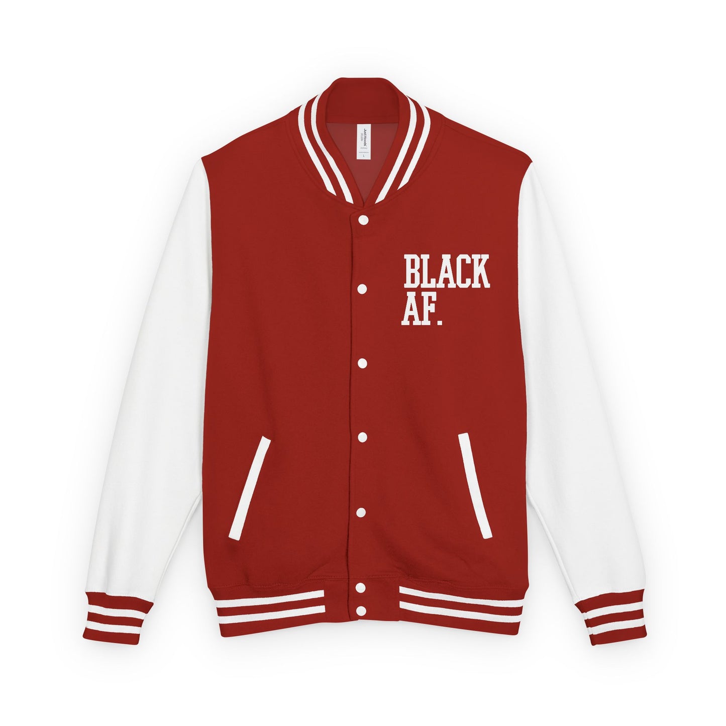 BLACK AF Varsity Letterman Jacket | Premium Streetwear Jacket for Bold, Unapologetic Style