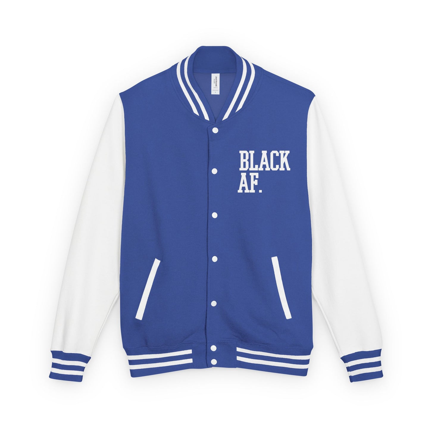 BLACK AF Varsity Letterman Jacket | Premium Streetwear Jacket for Bold, Unapologetic Style