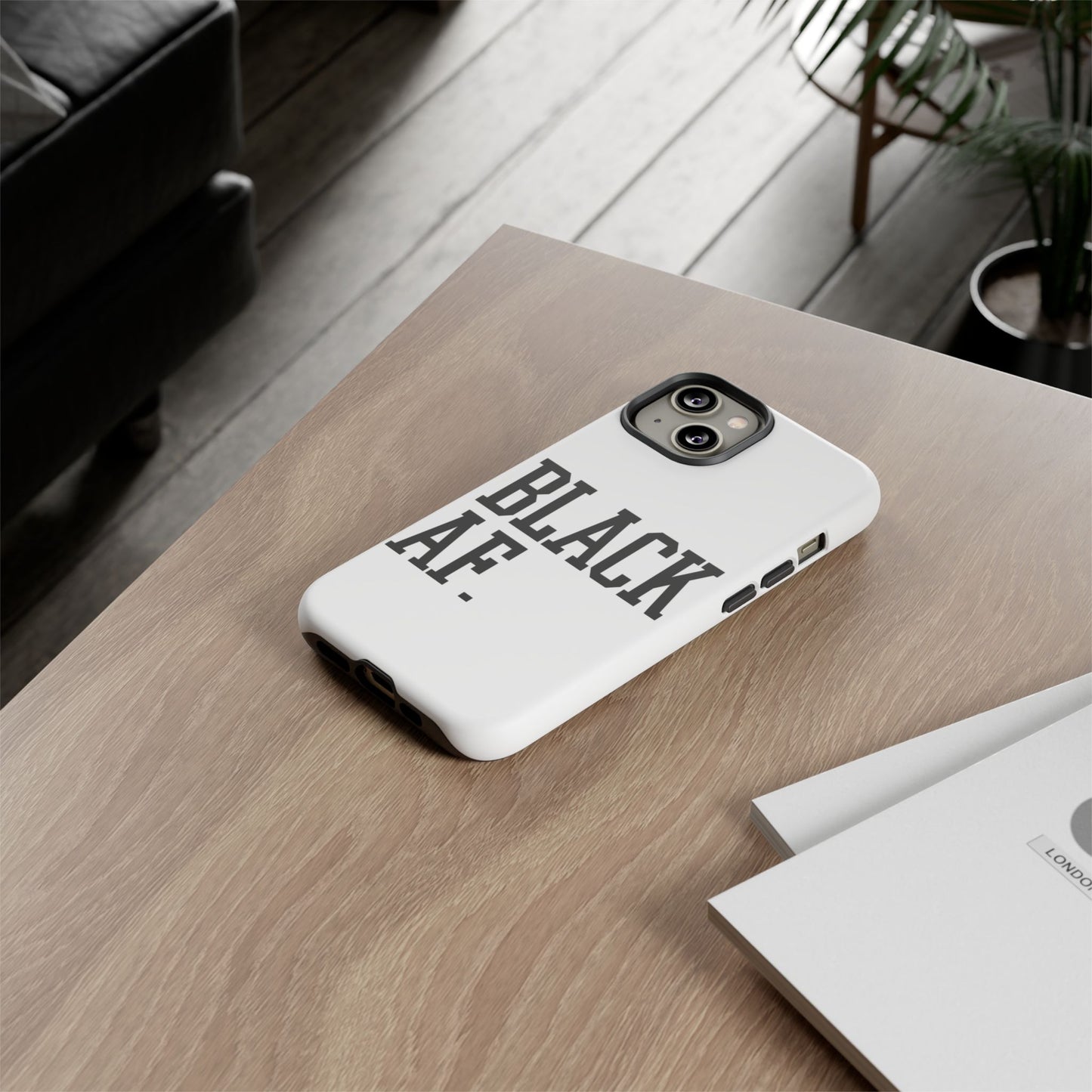 Black AF Phone Case | Bold Protective Case for iPhone & Android | Culture in Your Pocket