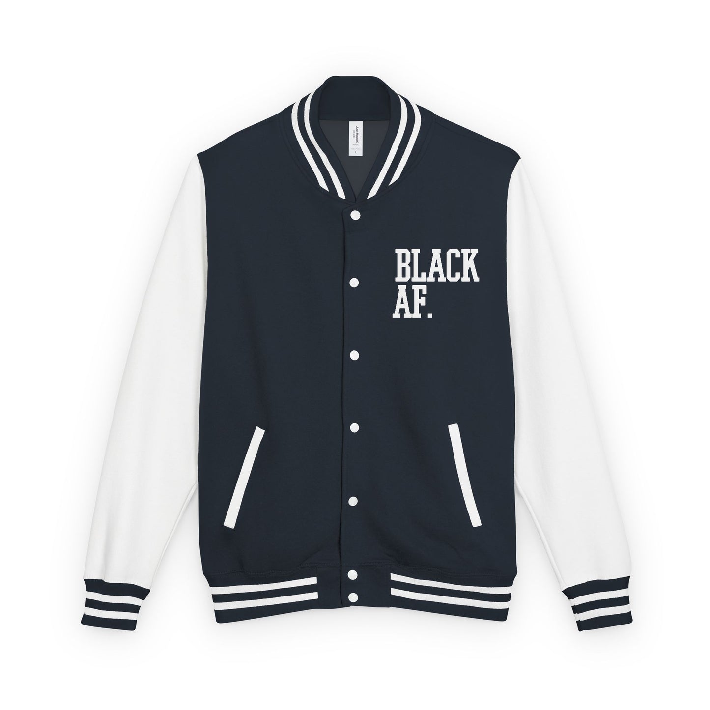 BLACK AF Varsity Letterman Jacket | Premium Streetwear Jacket for Bold, Unapologetic Style