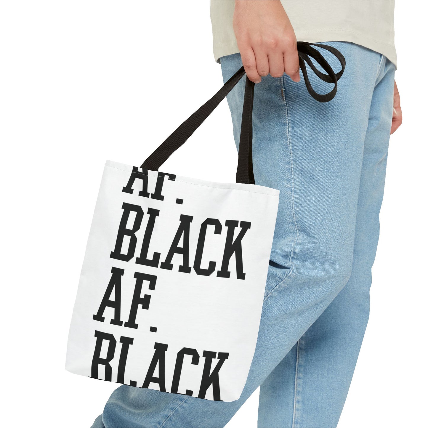 Trigger Warning: This Black Tote Ain’t for the Quiet Ones." | 13x13 Bold Statement Bag